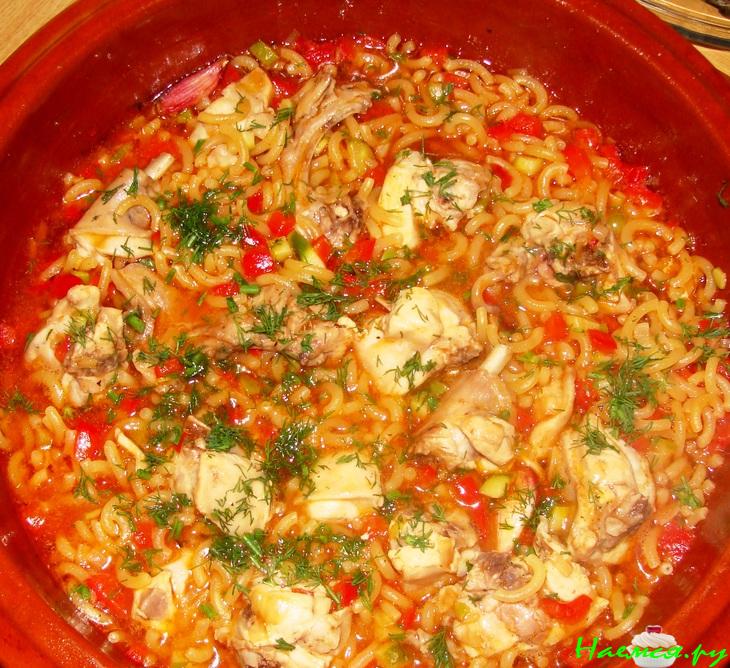 Кролик с пастой