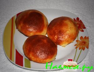 Сладкие творожные булочки