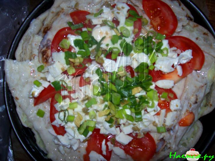 Пирог из лаваша