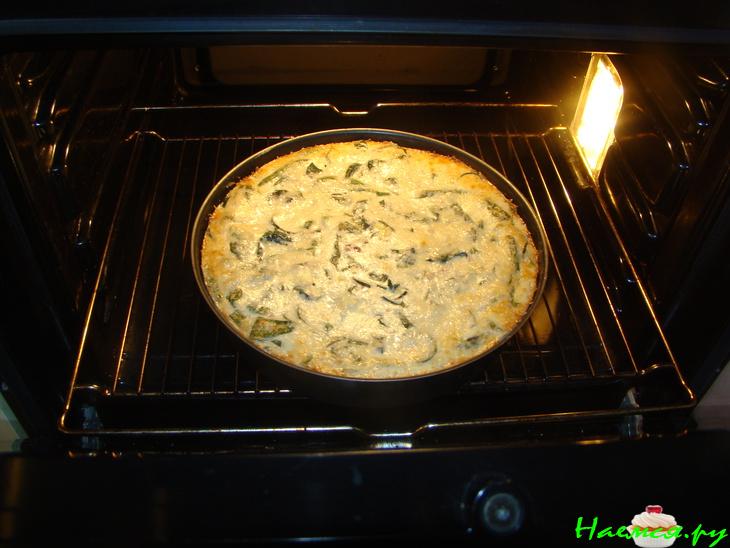 Сырно-овощной торт