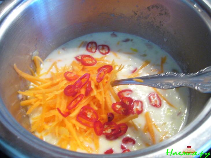 Пикантная скумбрия под соусом с шампанским