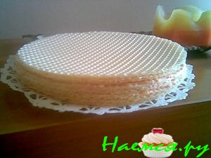 Вафельный торт с рахат-лукумом