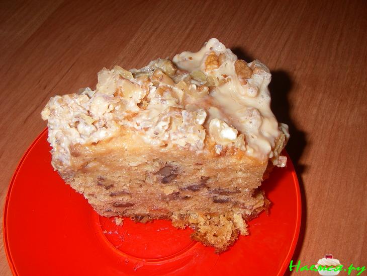 Пирог со сгущенным молоком