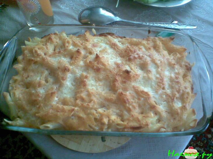 Мясная запеканка с макаронами Мясная запеканка с макаронами