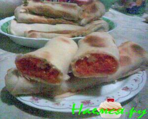 Вертута с фруктами (постный вариант)