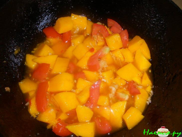 Рыба с манговым чатни Рыба с манговым чатни