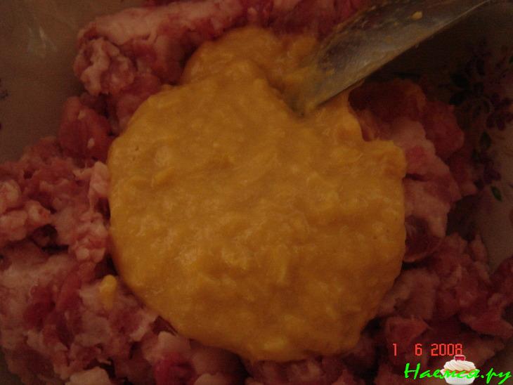 Котлетка с кукурузой или очередной воскресный ужин