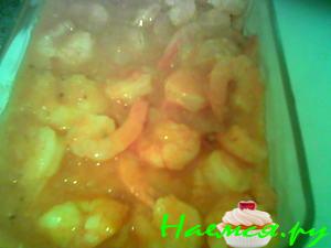 Креветки в изящном томатном соусе Креветки в изящном томатном соусе