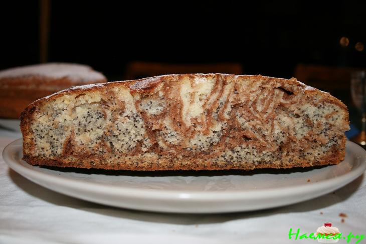 Постный пирог с маком и лимоном Постный пирог с маком и лимоном