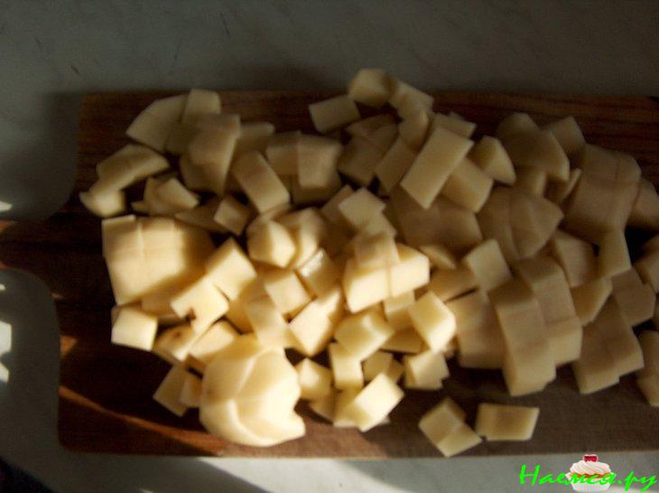 Сливочный суп с семгой