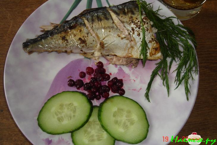 Скумбрия пряная из духовки