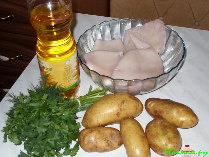 Кальмары по-гавайски