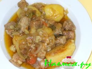 Картоха с мясом