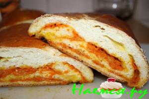 Струдель «Тыква с луком и сахаром»