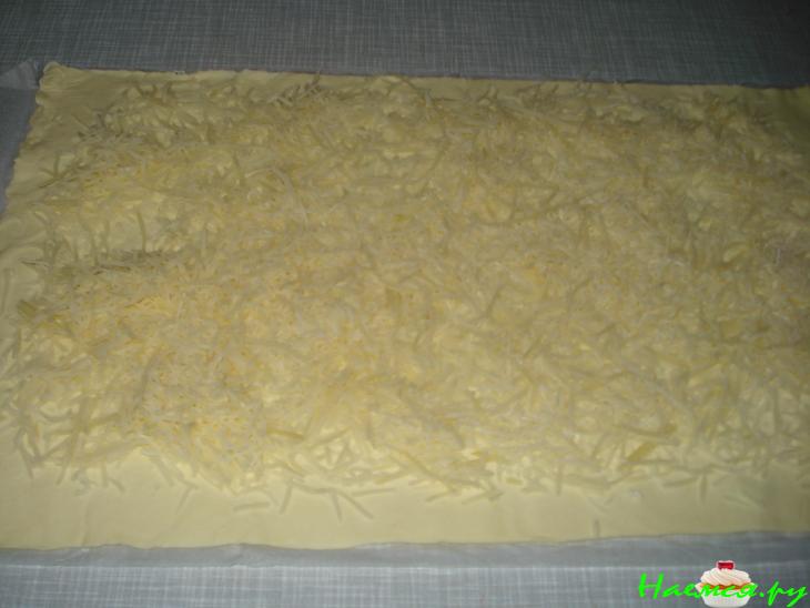 "Сырные завитки" с крабовыми палочками "Сырные завитки" с крабовыми палочками