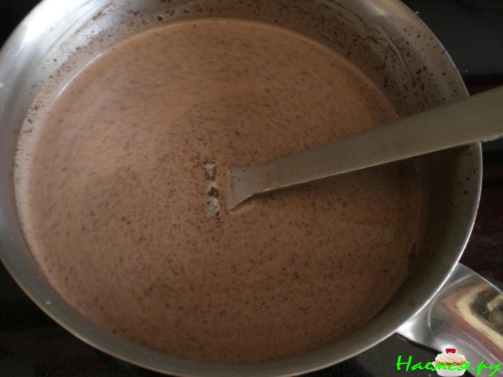 Шоколадный хлебный пудинг