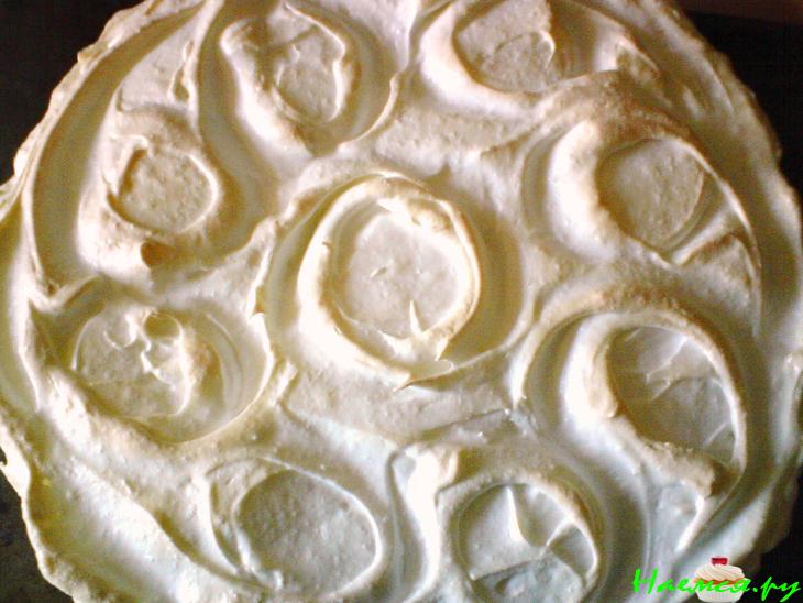 Пирог вишнёвый с белковым кремом Пирог вишнёвый с белковым кремом