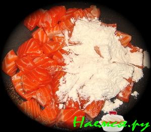 Семга в кляре