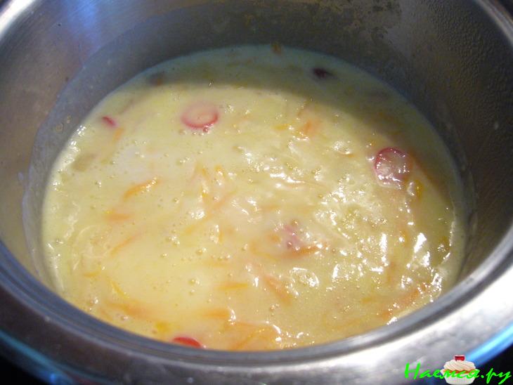 Пикантная скумбрия под соусом с шампанским