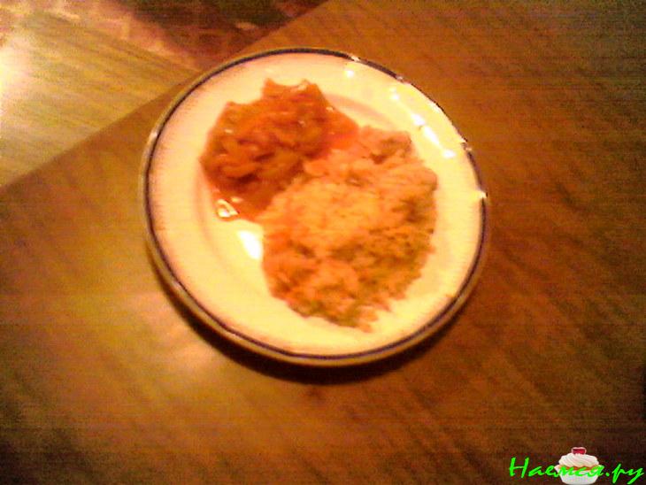 Рис с рыбой