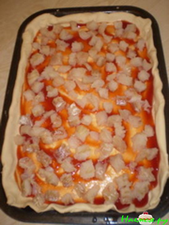 Пицца рыбная