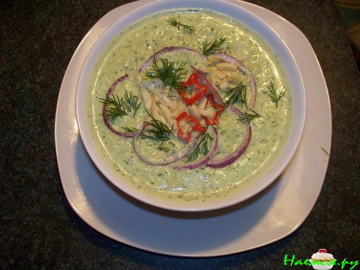 Суп Gazpacho (гаспачо) вариант от самого модного шеф повора Калифорнии Michelle Bernstein