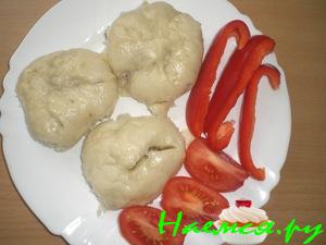 Манты с дрожжевого теста