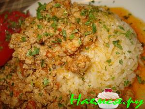 Соус Болоньез с рисом