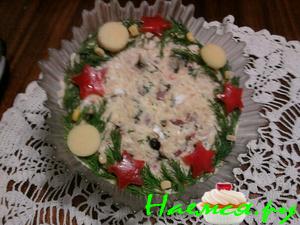 Салат "Рождественский венок" Салат "Рождественский венок"