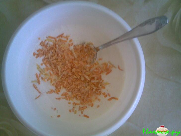 Песочный пирог с абрикосами и творогом