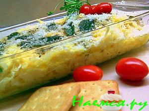 Полента с шалфеем и двумя видами сыра