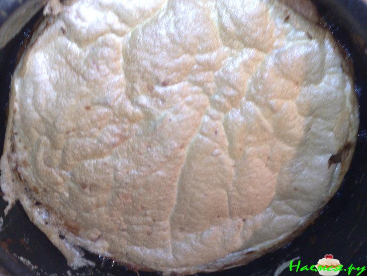 Воздушный пирог с рыбой