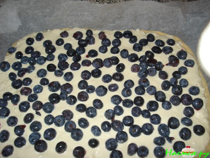 Пирог с голубикой