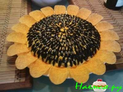 Салат 'Подсолнух'