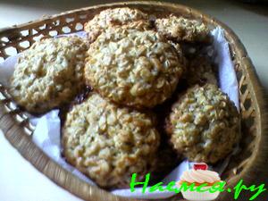 Печенье овсяное ванильное