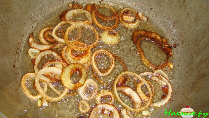 Плов с белыми грибами (постный)