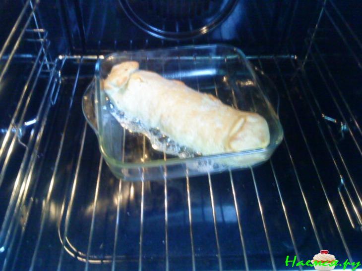 Пицца и рулет на тане