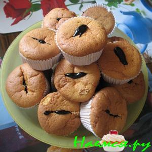 Кексы бисквитно-апельсиновые