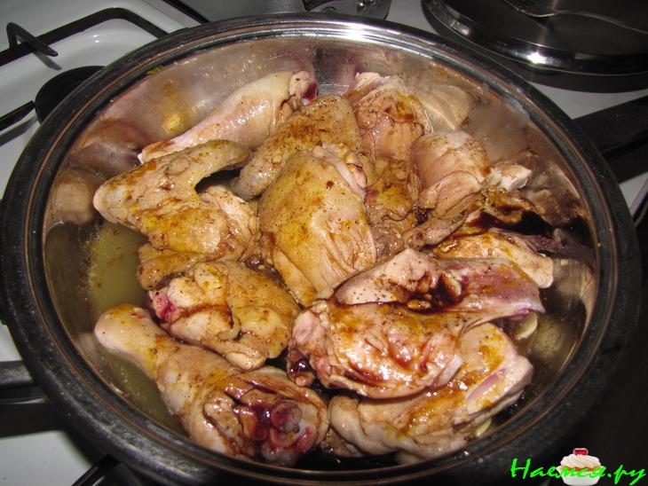 Курица в бальзамическом уксусе