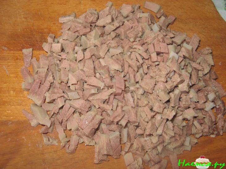 Салат "Баллада" с языком