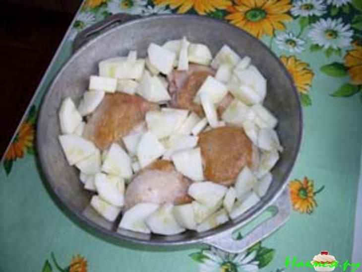 Курица по-грузински пряная