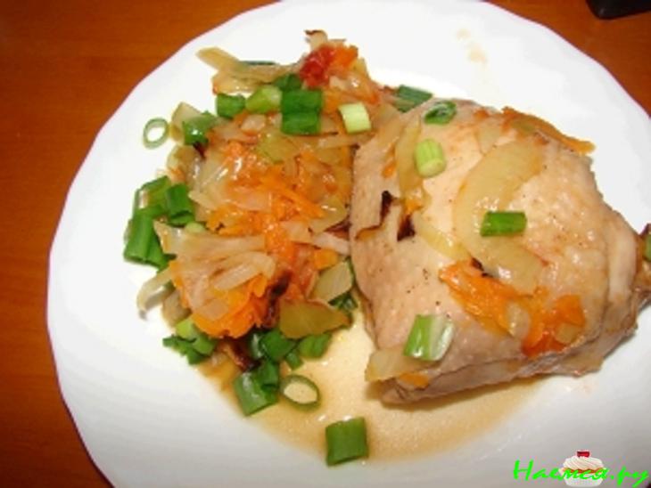 Курица с капустой "Очень вкусно"