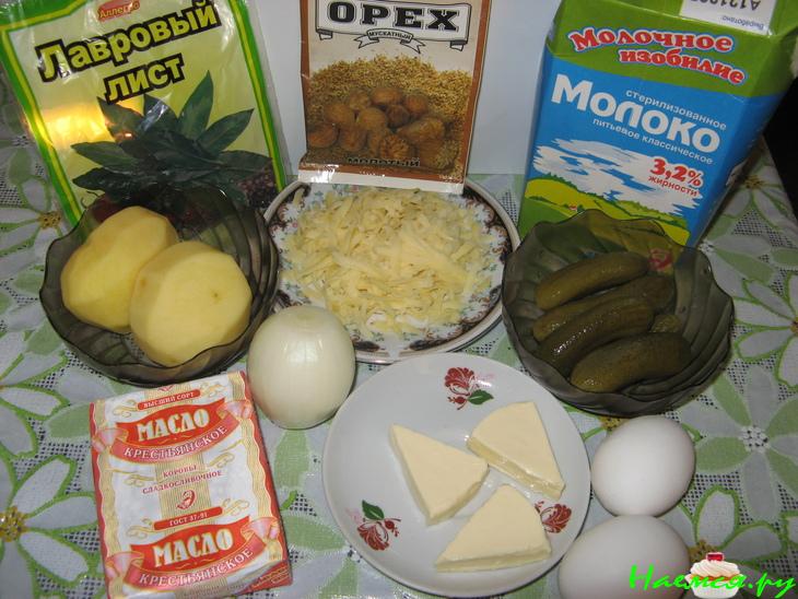 Сырный суп с сырной лапшой