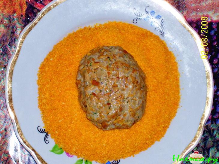 Зразы из лисичек под сметанно-сливочным соусом