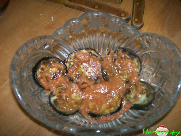 Салат из баклажан в томатном соусе Салат из баклажан в томатном соусе