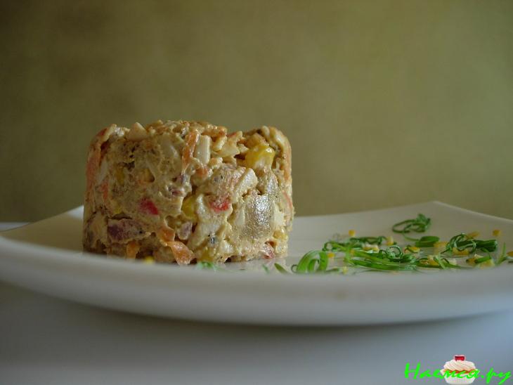 Салат с морковью «Модерн»