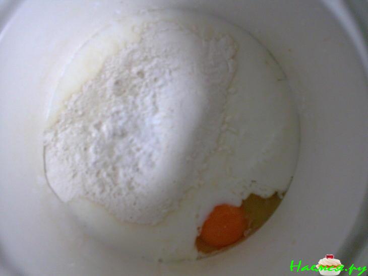 Овощной пирог на кефире с кориандром