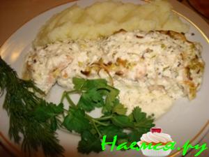 Форель в кремовом соусе