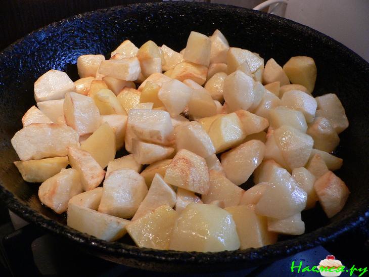 Чанахи с сушёными белыми грибами