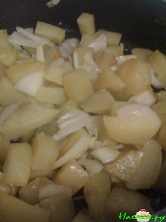 Пирог картофельный с грибами Пирог картофельный с грибами